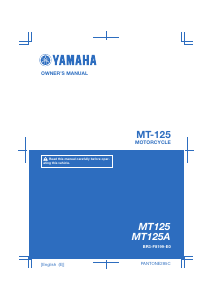 Manual Yamaha MT125 (2016) Motorcycle