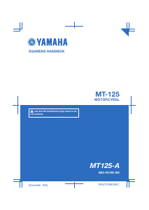 Bruksanvisning Yamaha MT125 (2017) Motorcykel