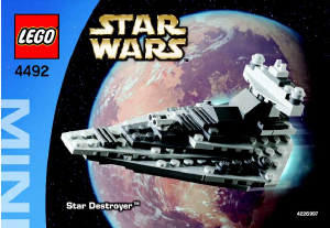 Bedienungsanleitung Lego set 4492 Star Wars MINI Star Destroyer