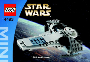 Manuale Lego set 4493 Star Wars MINI Sith infiltrator