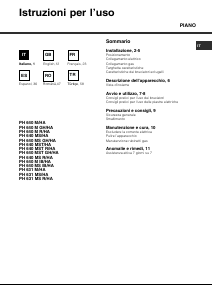 Manual de uso Hotpoint-Ariston PH 640MST (OW) R/HA Placa