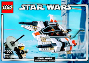 Bruksanvisning Lego set 4500 Star Wars Rebel Snowspeeder
