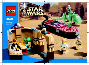 Manual Lego set 4501 Star Wars Mos Eisley cantina