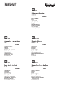 Rokasgrāmata Hotpoint-Ariston TD 640S(CH) IX/HA EE Plīts virsma