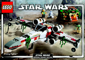 Manual de uso Lego set 4502 Star Wars X-Wing fighter