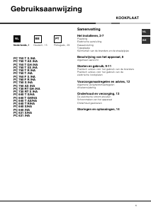 Handleiding Hotpoint-Ariston PC 640 T (OS) R /HA Kookplaat