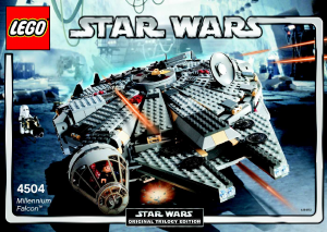 Bruksanvisning Lego set 4504 Star Wars Millennium Falcon