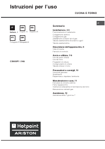 Manual de uso Hotpoint-Ariston CX65SP1 (X) I /HA Cocina