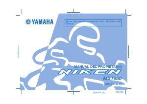 Manual de uso Yamaha Niken (2020) Motocicleta