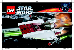 Handleiding Lego set 6207 Star Wars A-Wing fighter