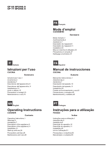 Mode d’emploi Hotpoint-Ariston CP77SP2 /HA S Cuisinière