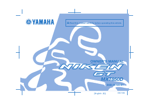 Manual Yamaha Niken GT (2020) Motorcycle