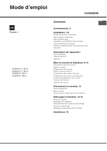 Mode d’emploi Hotpoint-Ariston CX61SFA(W) F /HA S Cuisinière