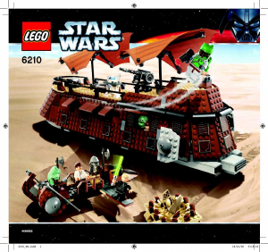 Manual de uso Lego set 6210 Star Wars Jabbas sail barge