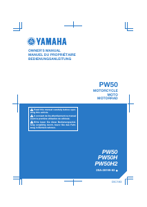 Handleiding Yamaha PW50 (2017) Motor