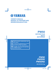 Mode d’emploi Yamaha PW50 (2017) Moto