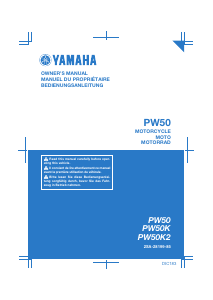 Handleiding Yamaha PW50 (2019) Motor