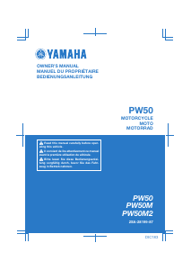 Handleiding Yamaha PW50 (2021) Motor