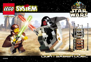 Bedienungsanleitung Lego set 7101 Star Wars Lightsaber Duel