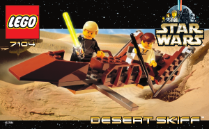 Brugsanvisning Lego set 7104 Star Wars Desert skiff