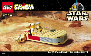 Manual de uso Lego set 7110 Star Wars Landspeeder