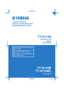 Handleiding Yamaha TT-R110E (2020) Motor