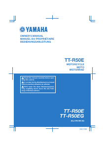 Handleiding Yamaha TT-R50E (2016) Motor