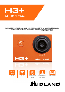 Manuale Midland H3+ Action camera