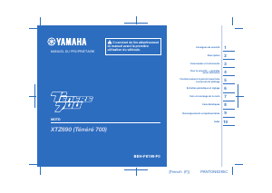 Mode d’emploi Yamaha Tenere 700 (2021) Moto