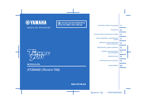 Manual de uso Yamaha Tenere 700 Rally Edition (2021) Motocicleta