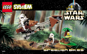 Bruksanvisning Lego set 7128 Star Wars SW Speeder Bikes