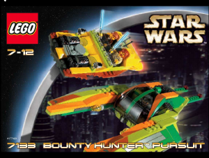 Bruksanvisning Lego set 7133 Star Wars Bounty Hunter Pursuit