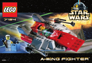 Mode d’emploi Lego set 7134 Star Wars A-wing Fighter