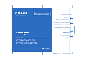 Handleiding Yamaha Tracer 700 (2020) Motor