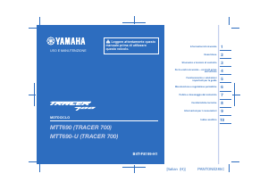Manuale Yamaha Tracer 700 (2020) Motocicletta