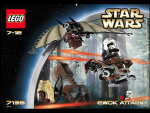 Manual Lego set 7139 Star Wars Ewok attack