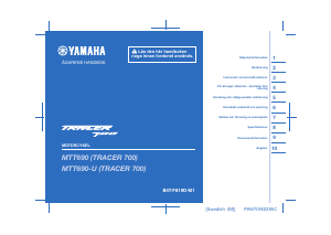 Bruksanvisning Yamaha Tracer 700 (2020) Motorcykel