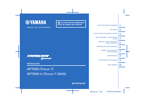 Manual de uso Yamaha Tracer 700 (2021) Motocicleta