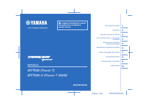 Manual Yamaha Tracer 700 (2021) Motocicleta