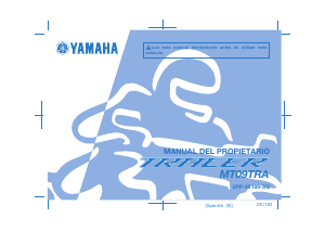 Manual de uso Yamaha Tracer 900 (2015) Motocicleta