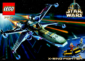 Manual Lego set 7142 Star Wars X-Wing fighter