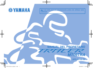 Manual de uso Yamaha Tracer 900 (2017) Motocicleta