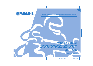 Manual Yamaha Tracer 900 (2018) Motorcycle