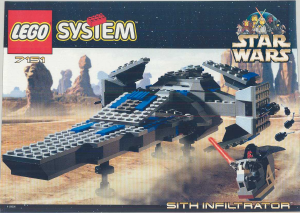 Handleiding Lego set 7151 Star Wars Sith infiltrator