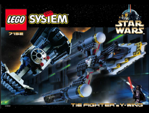 Manual de uso Lego set 7152 Star Wars TIE fighter y Y-Wing