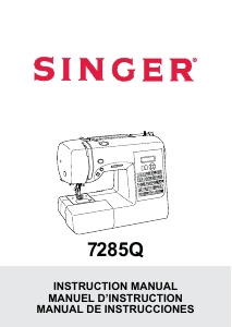 Mode d’emploi Singer 7285Q Machine à coudre