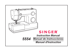 Manual de uso Singer 5554 Máquina de coser