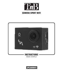 Manual de uso T'nB SPCAMWIFI Action cam