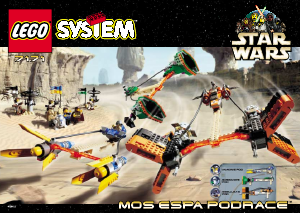 Brugsanvisning Lego set 7171 Star Wars Mos Espa podracer