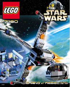 Bedienungsanleitung Lego set 7180 Star Wars B-wing at Rebel Control Center